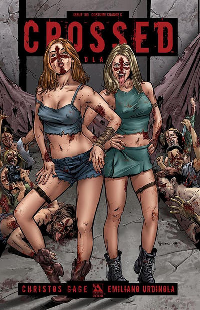 Cover for Crossed Badlands (Avatar Press, 2012 series) #100 [Costume Change Cover C - Christian Zanier]