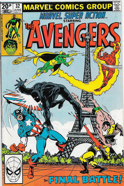 Cover for Marvel Super Action (Marvel, 1977 series) #32 [British]