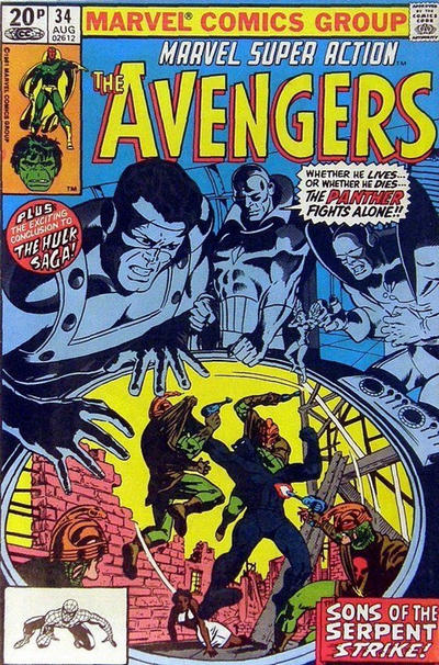 Cover for Marvel Super Action (Marvel, 1977 series) #34 [British]