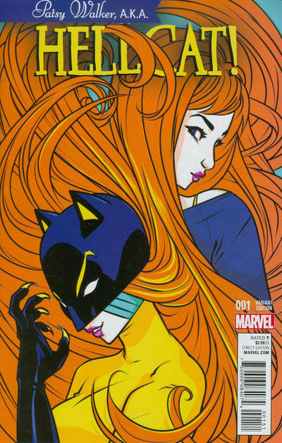 Cover for Patsy Walker, A.K.A. Hellcat! (Marvel, 2016 series) #1 [Variant Edition - Sophie Campbell Cover]
