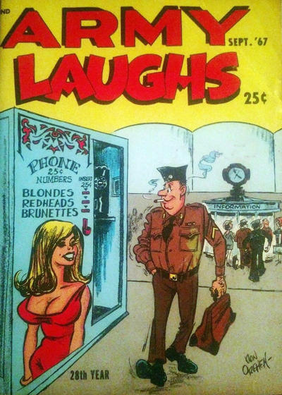 Cover for Army Laughs (Prize, 1951 series) #v17#8