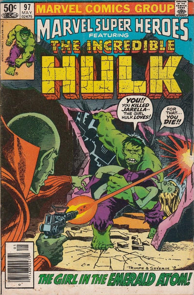 Cover for Marvel Super-Heroes (Marvel, 1967 series) #97 [Newsstand]