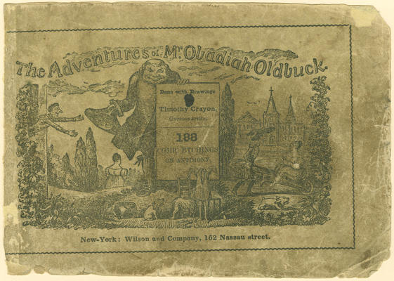 Cover for The Adventures of Mr. Obadiah Oldbuck (Wilson and Company, 1849 series) 