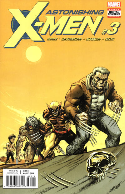 Cover for Astonishing X-Men (Marvel, 2017 series) #3 [Ed McGuinness]