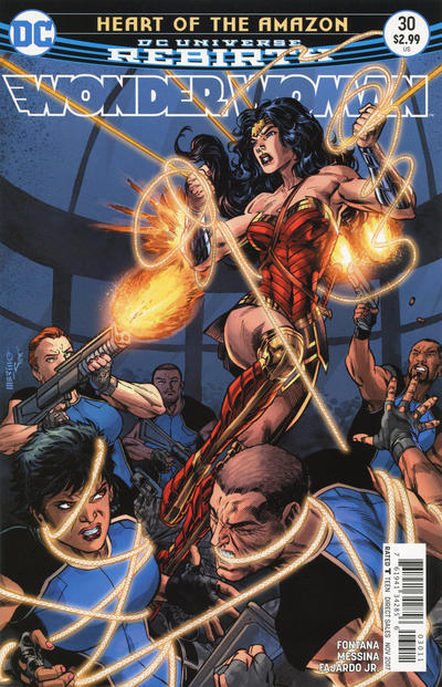 Cover for Wonder Woman (DC, 2016 series) #30 [Jesus Merino Cover]