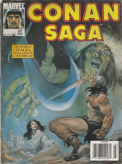 Cover for Conan Saga (Marvel, 1987 series) #57 [Australian]