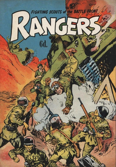 Cover for Rangers Comics (H. John Edwards, 1950 ? series) #29