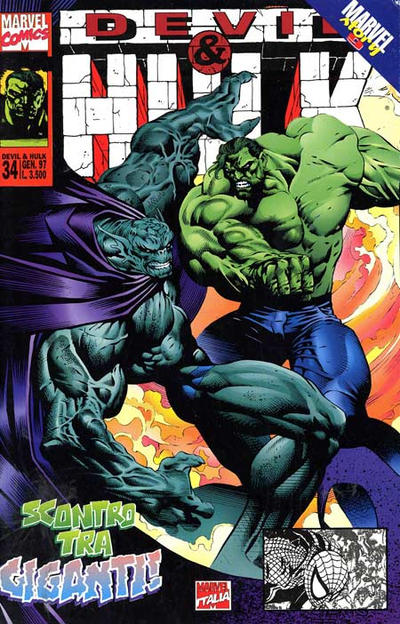 Cover for Devil & Hulk (Marvel Italia, 1994 series) #34