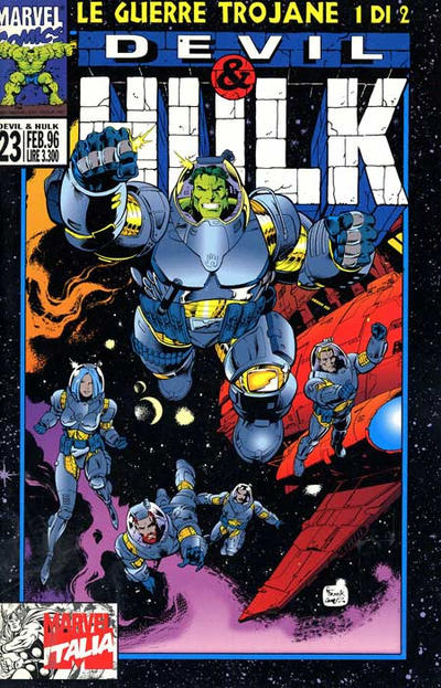 Cover for Devil & Hulk (Marvel Italia, 1994 series) #23