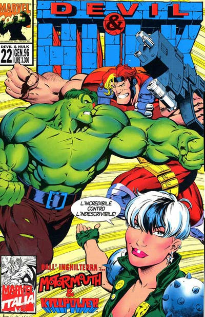 Cover for Devil & Hulk (Marvel Italia, 1994 series) #22
