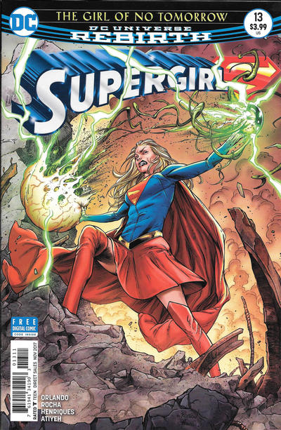 Cover for Supergirl (DC, 2016 series) #13