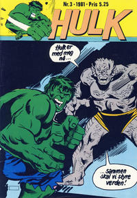 Cover Thumbnail for Hulk (Atlantic Forlag, 1980 series) #3/1981