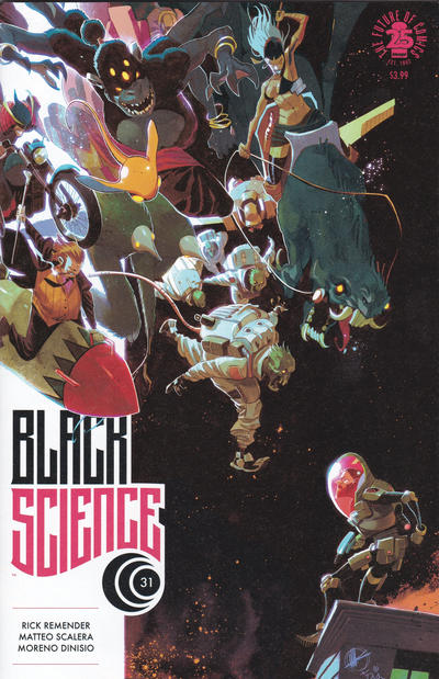 Cover for Black Science (Image, 2013 series) #31 [Cover A Matteo Scalera]