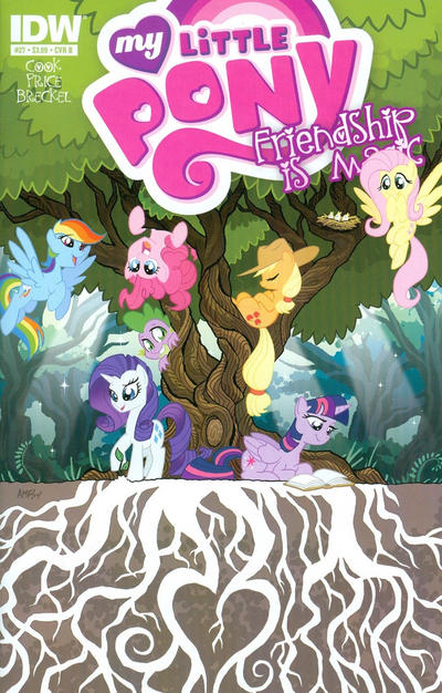Cover for My Little Pony: Friendship Is Magic (IDW, 2012 series) #27 [Cover B - Tony Fleecs]