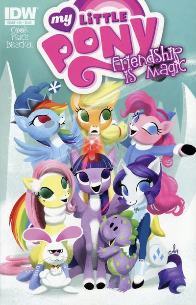 Cover for My Little Pony: Friendship Is Magic (IDW, 2012 series) #26 [Cover RE - Hot Topic Exclusive - Amy Mebberson]