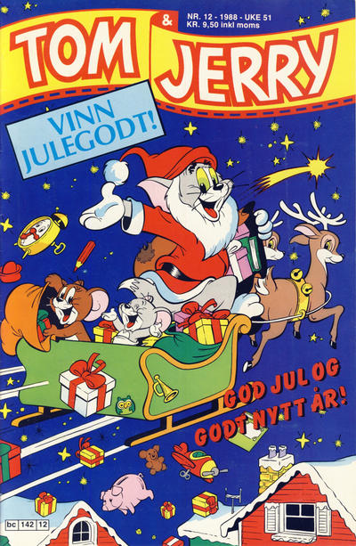 Cover for Tom & Jerry (Semic, 1979 series) #12/1988