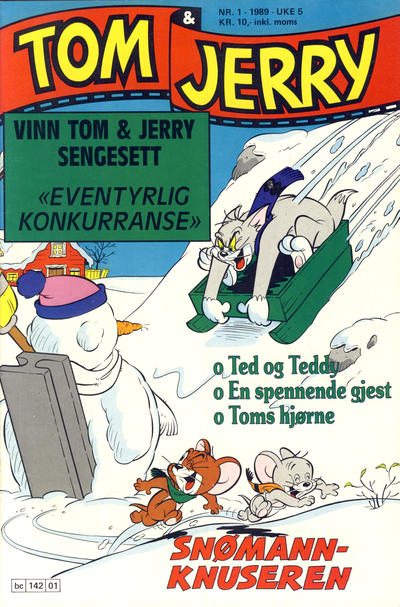 Cover for Tom & Jerry (Semic, 1979 series) #1/1989