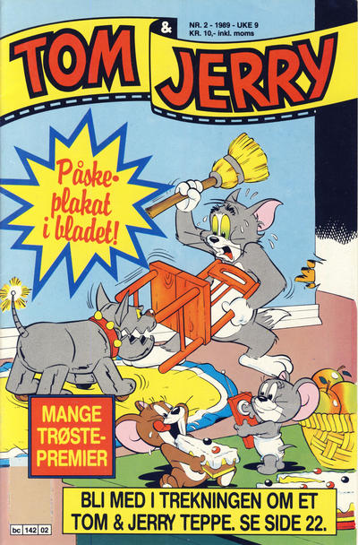 Cover for Tom & Jerry (Semic, 1979 series) #2/1989