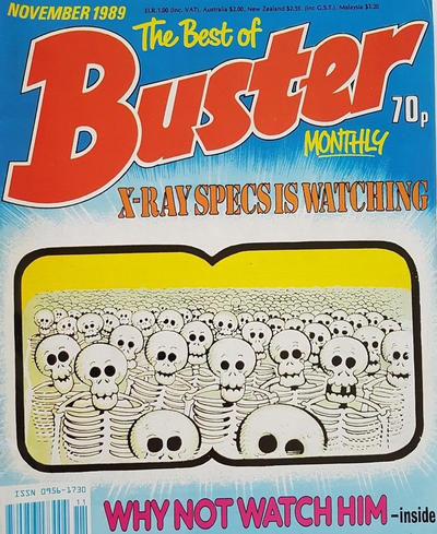 Cover for The Best of Buster Monthly (Fleetway Publications, 1987 series) #November 1989