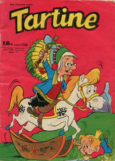Cover for Tartine (Société Française de Presse Illustrée (SFPI), 1957 series) #228