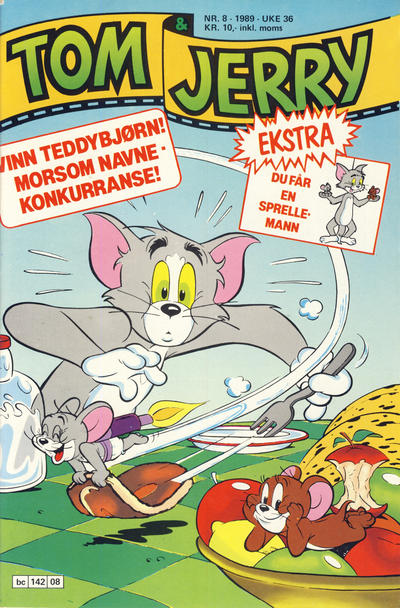 Cover for Tom & Jerry (Semic, 1979 series) #8/1989
