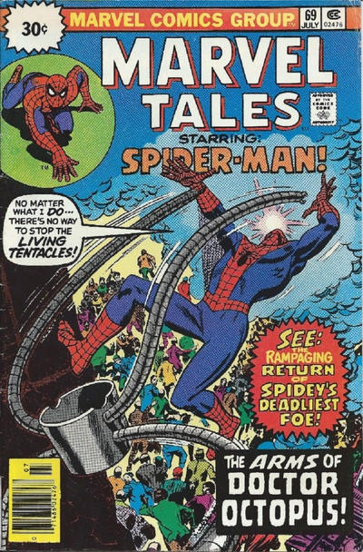 Cover for Marvel Tales (Marvel, 1966 series) #69 [30¢]
