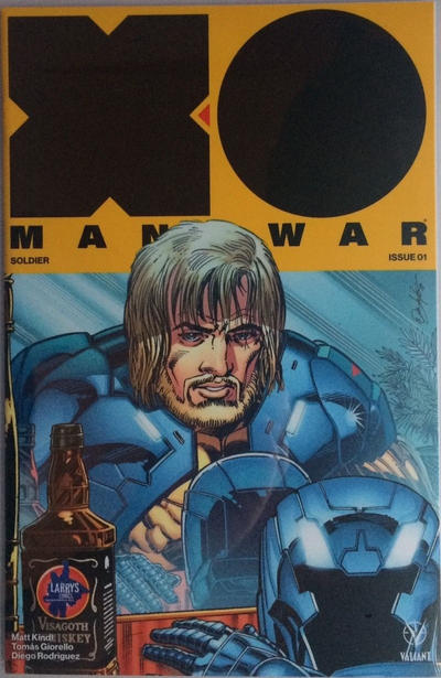 Cover for X-O Manowar (2017) (Valiant Entertainment, 2017 series) #1 [Larry's Comics - Bob Layton]