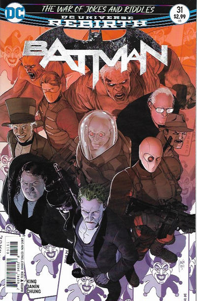 Cover for Batman (DC, 2016 series) #31