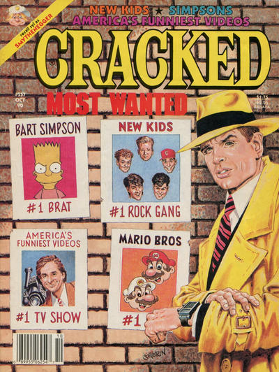 Cover for Cracked (Globe Communications, 1985 series) #257