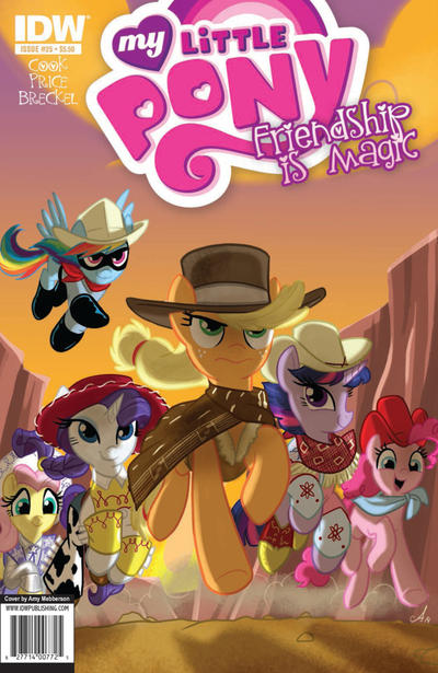 Cover for My Little Pony: Friendship Is Magic (IDW, 2012 series) #25 [Cover RE - Hot Topic Exclusive - Amy Mebberson]