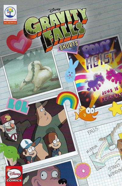 Cover for Gravity Falls Shorts Cinestory Comic (Joe Books, 2017 series) #4