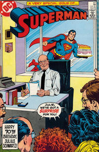 Cover for Superman (DC, 1939 series) #411 [Direct]