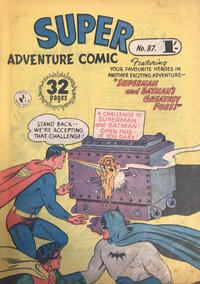 Cover Thumbnail for Super Adventure Comic (K. G. Murray, 1950 series) #87 [1' price]
