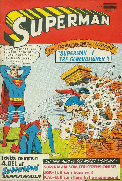 Cover for Superman (Interpresse, 1966 series) #20