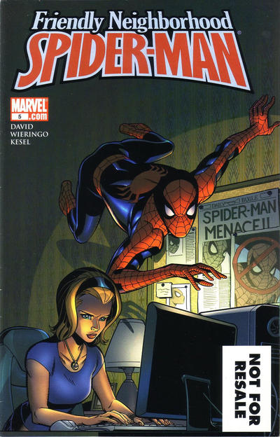 Cover for Friendly Neighborhood Spider-Man (Marvel, 2005 series) #5 [Not for Resale]