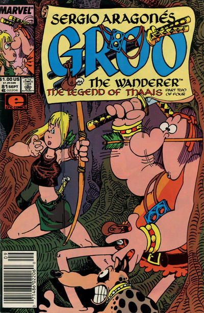 Cover for Sergio Aragonés Groo the Wanderer (Marvel, 1985 series) #81 [Newsstand]