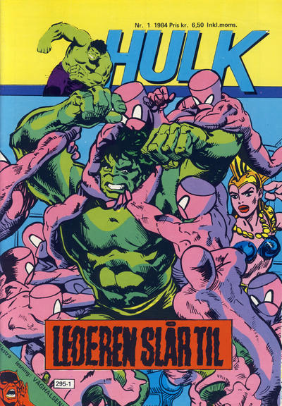 Cover for Hulk (Atlantic Forlag, 1980 series) #1/1984