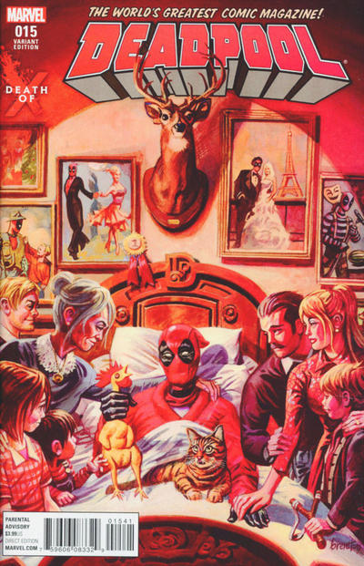 Cover for Deadpool (Marvel, 2016 series) #15 [Death of X Dan Brereton Variant]