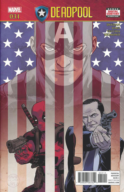 Cover for Deadpool (Marvel, 2016 series) #31 [Direct Edition]