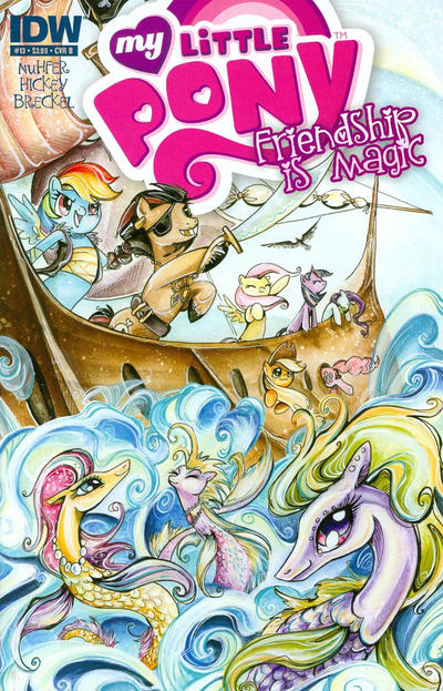 Cover for My Little Pony: Friendship Is Magic (IDW, 2012 series) #13 [Cover B - Sara Richard]