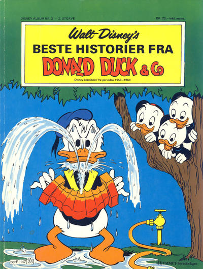 Cover for Walt Disney's Beste Historier fra Donald Duck & Co [Disney-Album] (Hjemmet / Egmont, 1974 series) #3 [2. utgave]