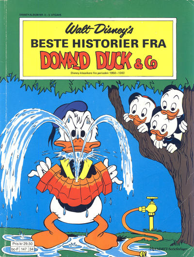 Cover for Walt Disney's Beste Historier fra Donald Duck & Co [Disney-Album] (Hjemmet / Egmont, 1974 series) #3 [3. utgave]