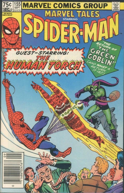 Cover for Marvel Tales (Marvel, 1966 series) #155 [Canadian]