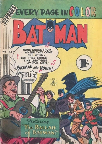Cover for Batman (K. G. Murray, 1950 series) #75 [1' price]