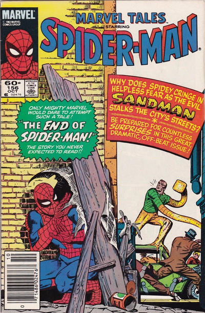 Cover for Marvel Tales (Marvel, 1966 series) #156 [Newsstand]