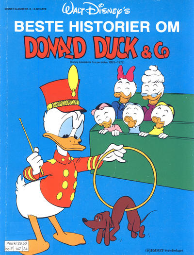 Cover for Walt Disney's Beste Historier om Donald Duck & Co [Disney-Album] (Hjemmet / Egmont, 1978 series) #9 [3. utgave]