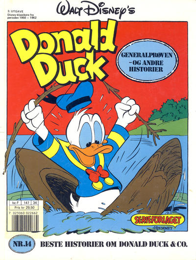 Cover for Walt Disney's Beste Historier om Donald Duck & Co [Disney-Album] (Hjemmet / Egmont, 1978 series) #14 - Generalprøven [3. utgave]