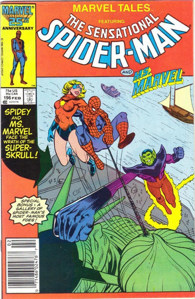Cover for Marvel Tales (Marvel, 1966 series) #196 [Newsstand]