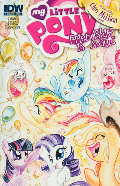 Cover for My Little Pony: Friendship Is Magic (IDW, 2012 series) #12 [Cover B - 1 Million - Sara Richard]