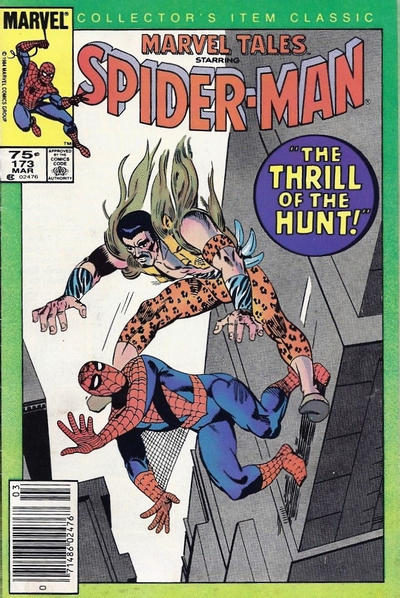 Cover for Marvel Tales (Marvel, 1966 series) #173 [Canadian]